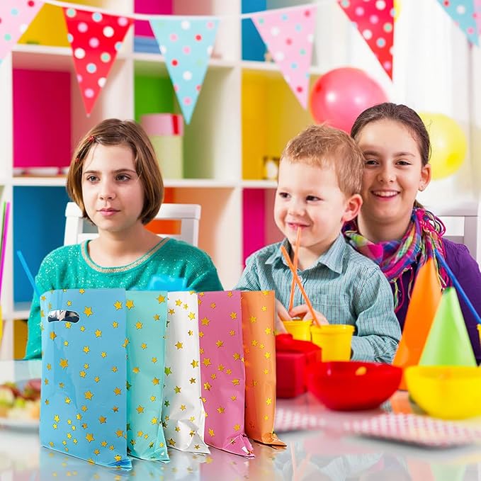 ZGORENDZ 30 Pcs Party Favor Bags Goodie Bags for Kids Birthday Party Small Gift Bag Bulk for Baby Shower, Wedding, Thanksgiving, Christmas, New Years