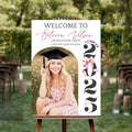 Graduation Welcome Sign With Photo, Class of 2025 Graduation Party Welcome Sign, Photo Graduation Welcome Poster, Modern Minimalist Graduation Welcome