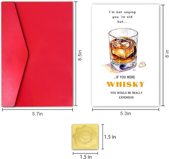 Funny Birthday Card for Men Husband, Birthday Card for Him Friend Boyfriend, Bday Cards Gifts Funny