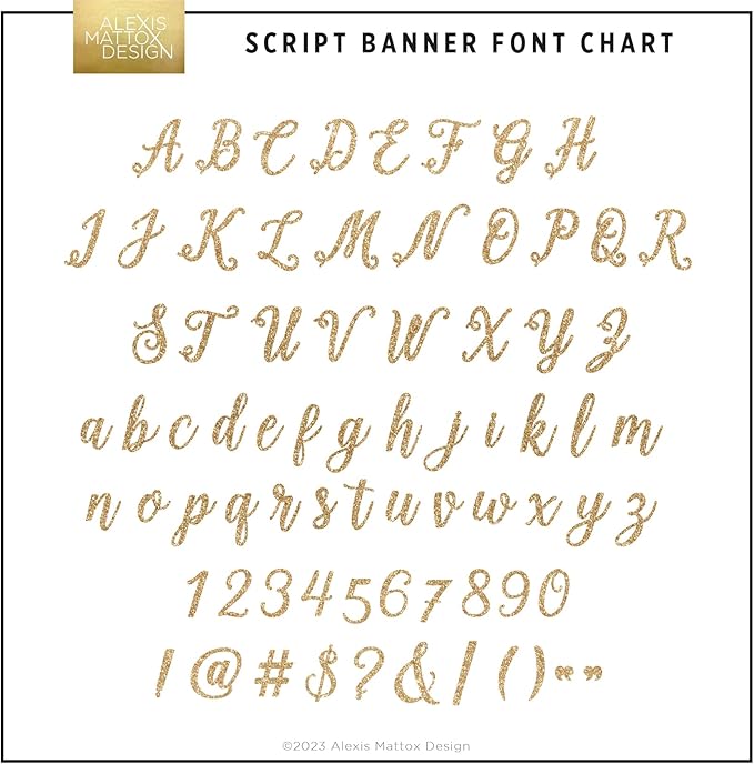 Custom Script Party Banner for Birthday, Wedding, and Party/Personalized Name Cursive Banner/Customizable/Gold/Silver
