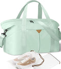Duffle Bag for Travel, Carry-on Travel Bag with Trolley Sleeve, Sport Gym Bag for Women, Overnight Bag for Men, Hospital Bag for Labor and Delivery (Green)