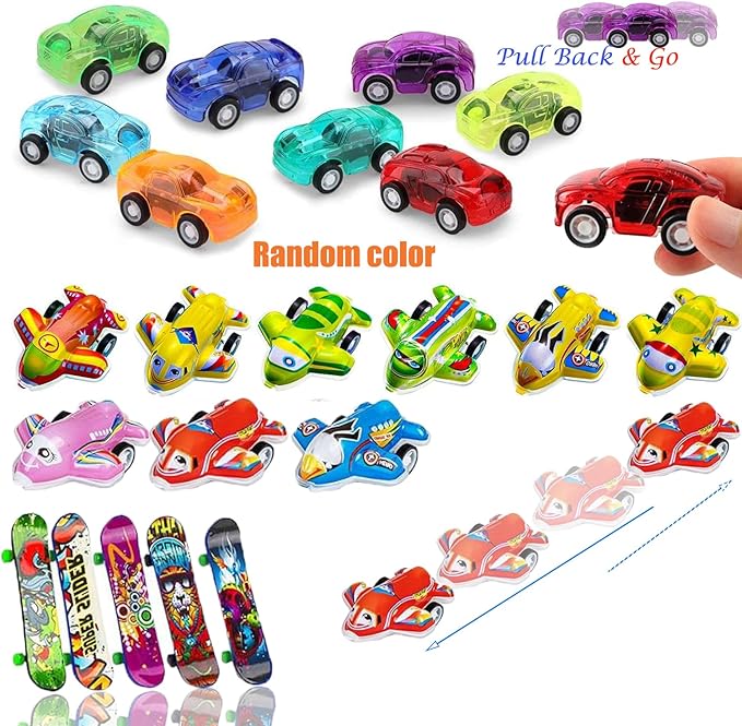128 Pcs Party Favors for Kids 4-8-12, Fidget Toys, Pinata Stuffers, Treasure Chest Box Toys for Classroom, Goodie Bag Stuffers, Carnival Prize Box Toy for Boys Girls, Easter Egg Filler Gifts Bulk Toys