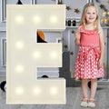 3FT Marquee Light Up Letters E, Big Marquee Letter for Baby Shower Birthday Engagement Wedding Marry Me Party Decor