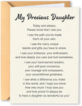 Birthday Daughter Card, Birthday card daughter adult, Daughter Birthday Card, Birthday Gift from Mom | Dad