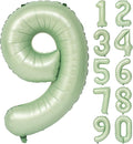 40" Olive green Number Balloons Helium Foil Mylar Balloon Birthday Party banquet Decoration Digital 9
