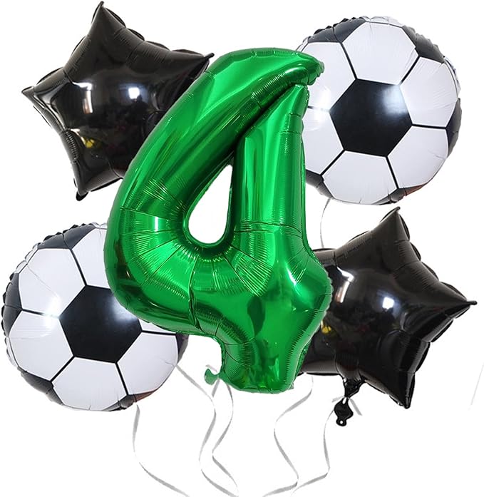 Number Balloons Green Party Balloon - Giant Number 4 Balloon, 40 Inch Large Balloon for St. Patrick's Day Games Theme Birthday Decoration, Girls Boys Party Supplies