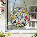 8 Inch Sun Catchers Indoor Window, Acrylic Rainbow Suncatcher Window Hanging Decoration for Living Room Bedroom Summer Home Balcony Ornaments Decoration (76 Bird)