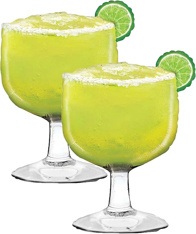 Set of 2 Realistic Margarita Glass Jumbo 33" Cinco de Mayo Fiesta Foil Party Balloons by Anagram
