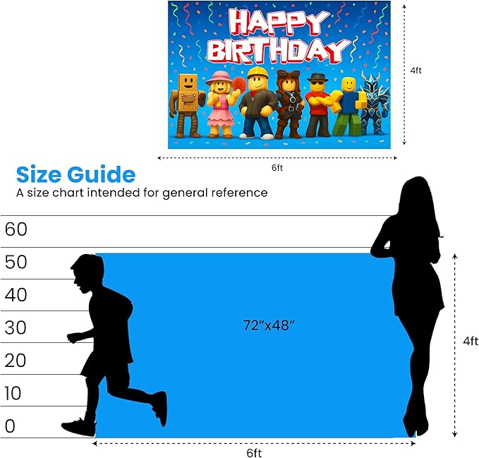 Video Game Birthday Decorations Happy Birthday Banner for Boys 6x4ft Pixel Backdrop Villager Gaming Birthday Party Decorations Video Game Backdrop for Kids Miner Boys Birthday Party Decorations