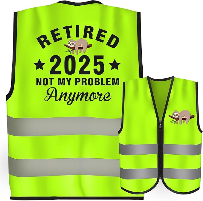 Retirement Gifts for Men - Retirement Party Decorations Vests Funny Personalised Gifts for Older Man Women 2025 Happy Retirement Presents for Old Men farewell gift for colleagues