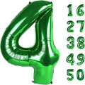 40 Inch Green 4 Number Balloons Giant Jumbo Huge 14 41 Foil Mylar Helium Number Digital Balloons Green Birthday Mylar Digital Balloons 14th Birthday Anniversary Events Party Decorations