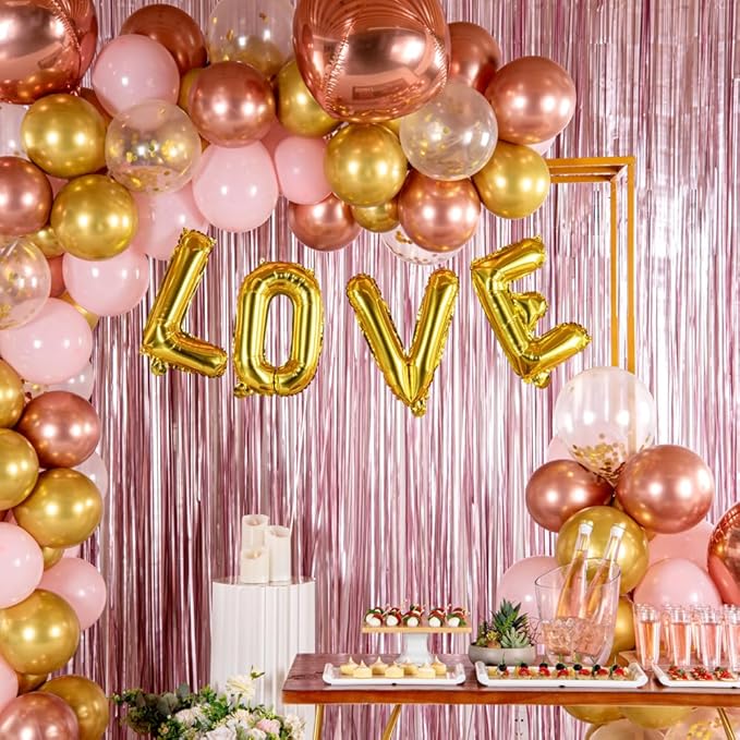 Restaurantware Balloonify 16 Inch Letter Balloon 1 Alphabet Party Balloon - Letter V Self-Sealing Gold Foil Mylar Balloon Hanging Film Decoration For Birthday Wedding Or Graduation