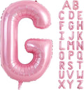 TONIFUL 40 Inch Large Pink Letter G Balloons Giant Foil Mylar Alphabet Balloon for Birthday Party Anniversary Baby Shower Wedding Supplies Decorations