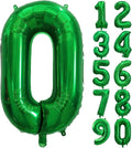 Number Balloons Green Party Balloon - Giant Number 0 Balloon, 40 Inch Large Balloon for St. Patrick's Day Games Theme Birthday Decoration, Girls Boys Party Supplies