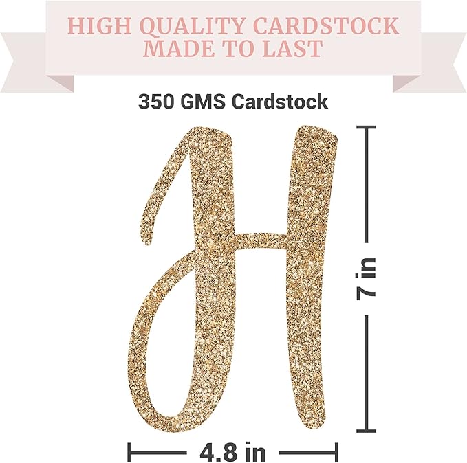 Pre-Strung Happy Anniversary Banner - No DIY - Gold Glitter Wedding Anniversary Party Banner in Script - Pre-Strung Garland on 6 ft Strands - Wedding Decorations & Decor. Did We Mention No DIY