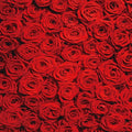RUINI Red Rose Floral Wedding Photography Backdrop Rose Wall Valentines Day Wedding Bridal Shower Party Decorations Banner 8x8FT