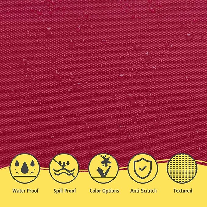 Cerise Tablecloth Disposable Plastic Table Cover for Rectangle Tables (24 Pack) Premium Plastic Table Cloths for Parties, Events & Weddings, Indoors/Outdoors, 54"x108"