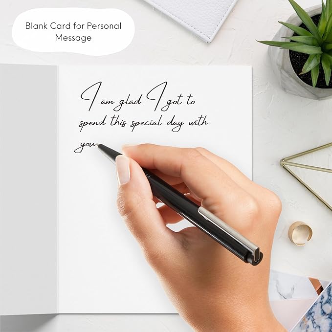 Anniversary Card Mothers Day Birthday for Mom Dad Wife Husband Girlfriend Boyfriend Stepmom Aunt Parents – Cute Funny Punny Greeting Card for Fathers Day – Blank Inside (Love You A Waffle Lot)