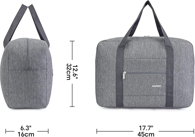 For Spirit Airlines Personal Item Bag Foldable Travel Duffel Bag Tote Carry on Luggage Duffle Overnight for Women and Men