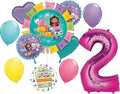 Gabby's 2nd Birthday Party Supplies Cats and Dollhouse Balloon Bouquet Decorations