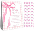 Pink Bow Baby Shower Decorations, Girl's Baby Shower with 50PCS Pink Bow Cards Kids' Party, Birthday Party Decorations, Party Favor & Decorations