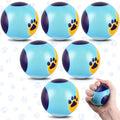 6 PCS Blue Dog Paw Stress Balls for Kids Party Favors, 2.48 Inch Anxiety Relief Fidget Sensory Toys, Blue Dog Paw Theme Squeeze Toys Bulk for Birthday Goodie Bags, Carnival Gifts & Classroom Prizes
