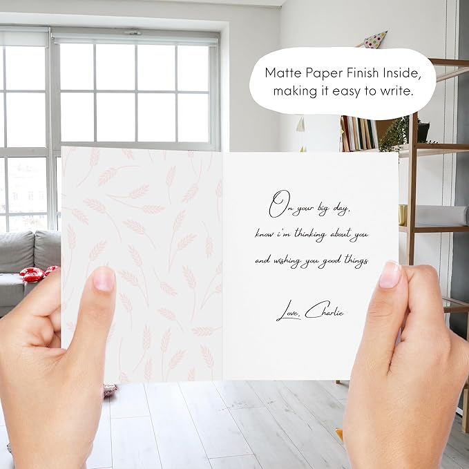ALY LOU Anniversary Birthday Card for Boyfriend, Wife, Girlfriend, Husband, Him Her - Punny Cute Love Greeting Card, Blank Inside (How Rice it is to Have Someone Like You)