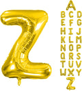 Letter Balloons 40Inch Large Giant big Foil Mylar Gold Balloons Z for Birthday Party Decorations