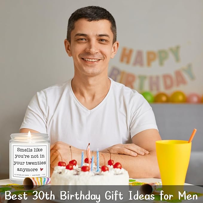 30th Birthday Gifts for Women Men, 30th Decorations Gifts for Her Him,Friend, Sister, Wife, Husband, Handmade, 30 Year Old Birthdays