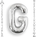 AULE 40 Inch Big Letter Balloon Silver G Large Foil Helium Alphabet Balloons A-Z for Birthday Anniversary Graduation New Year Party Decoration Supplies