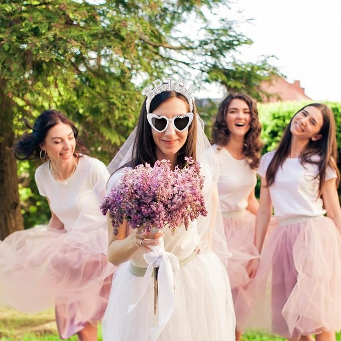 Jaciya Pearl Bride Headband with Veil