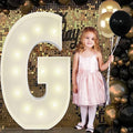 4FT Marquee Light Up Letters G, Big Marquee Letter for Baby Shower Birthday Engagement Wedding Marry Me Party Decor