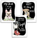 NobleWorks, Assortment Pack of 3 Funny Birthday Greeting Cards with Envelopes (3 Designs, 1 Each) Dog Antics Dining VC10795BDG-C1x3