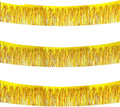 BEISHIDA 3 Packs 30 Feet Metallic Foil Fringe Garland Tinsel Streamers，Shiny Gold Wall Hanging Tinsel Fringe Banners for Wedding Birthday Party Decoration Halloween Christmas New Year