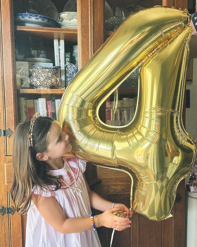 40 Inch Champagne Gold Number 0 Balloon, Giant Number 0 Balloons for 10th 20th 30th 40th Birthday Decorations, Party Supplies for Baby Boy Girl, Champagne Gold Party Decor
