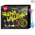 AMOS Music Lollipop Candy Suckers – TastySounds Audio Hip Hop Singing Lollipop, Assorted Fruit Flavors, Sugar-Free, Low-Calorie Snack, 4-Pack Gift Box