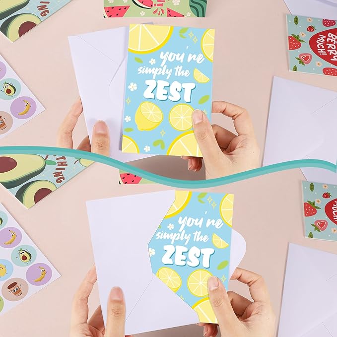 40 Pack Funny Thank You Cards with Envelopes & Stickers, 4×6 in Cute Thank You Card, Blank Cards Greeting Card for Kids Birthday, Wedding, Baby Shower, Easter, Graduation, Mother's Day