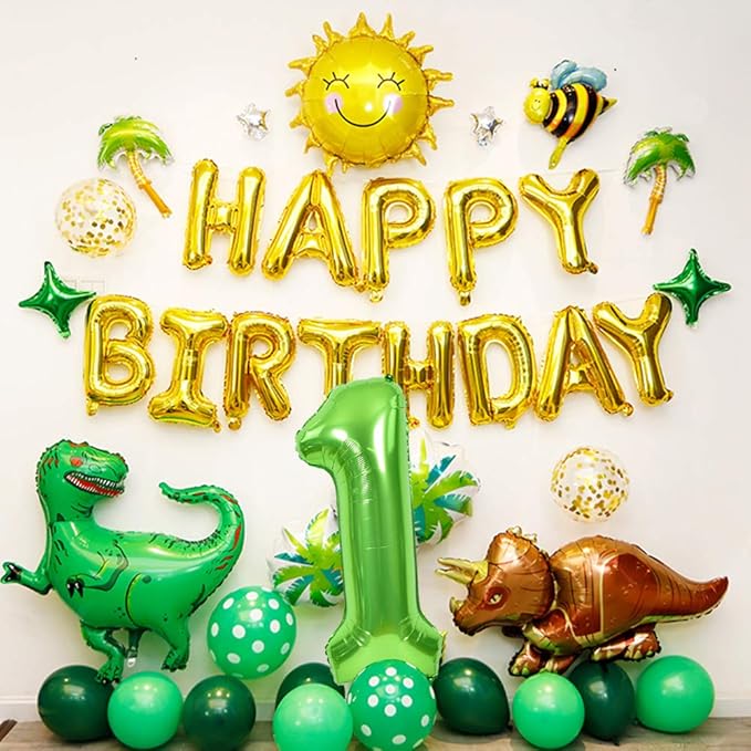 TONIFUL 40 Inch Large Green Numbers Balloons 0-9, Number 5 Digital 5 Helium Foil Mylar Big Number Balloons for 2026 Graduation New Year Eve Birthday Party Anniversary Supplies Decorations