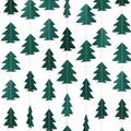 GCQQ Christmas Tree Garland - 43.5 Ft Dark Green Christmas Tree Hanging Garlands for New Year Xmas Woodland Baby Shower Party Decorations, 2.6"x2.6"