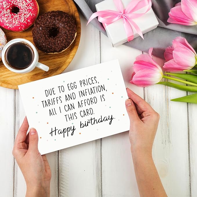 Funny Birthday Card, Hilarious Birthday Card&Gift for Women, Men, Dad, Mom, Coworker, Boss, Bestie, Sister, Brother. Unique Birthday Decor for Him Her