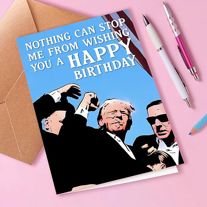 Funny Birthday Card – Nothing Can Stop Me Comic Style Greeting for Him – Humor Card for Friends or Coworkers, Birthday Gifts for Men | Friend | Brother