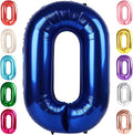 Number 0 Balloons 40 Inch Navy Blue Number Balloons for 10 20 30 40 50 60 70 80 90 100 Numbers Balloon Birthday Decorations Wedding Event Baby Shower