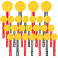 Jenaai 24 Pcs Waffles Bubble Wands Waffles Bubbles Party Favors for Summer Activity Cartoon Birthday Gifts Carnival Goody Bag Stuffers Wedding Supplies