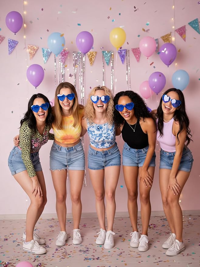 12/20Pcs Heart Shaped Sunglasses for Women, Party Favors Glasses for Wedding, Galentines, Valentines Decorations