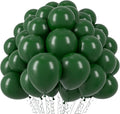 110pcs Dark Green Balloons 12inch Green Latex Party Balloons for Birthday, Graduation, St. Patrick's Day, Christmas, Baby Shower, Dinosaur Party, Anniversary Party Decorations