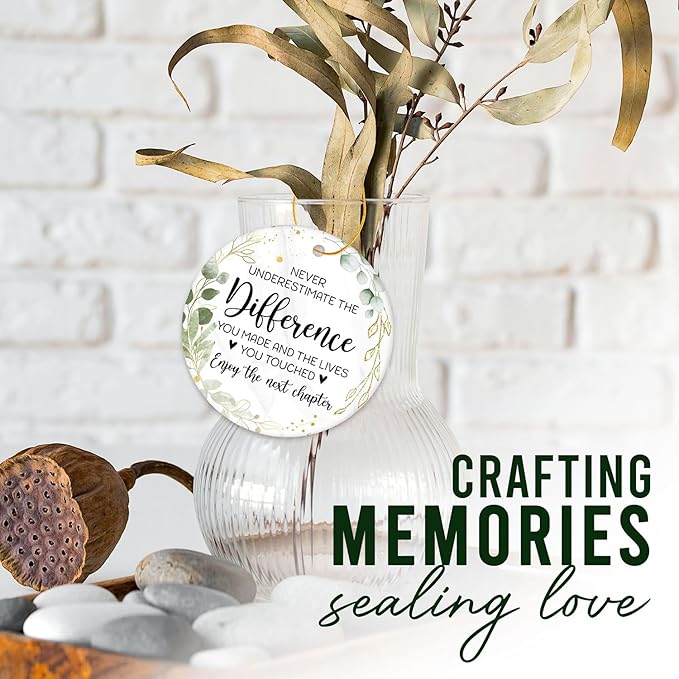 HEXMOZ Retirement Ornament 2026 - Retirement Gifts for Women, Men 2026 - Retired Gifts for Coworker, Boss, Teacher, Nurse - Retired Christmas Ornament - Christmas Decoration