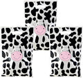Rainmae 50 Pcs Cow Print Party Favors Bags, Cute Cow Goodie Gift Bags Treat Candy Bags, Farm Animal Theme Goodie Party Gift Bags for for Baby Shower Barnyard Cowboy Cowgirl Farmhouse Themed Birthday