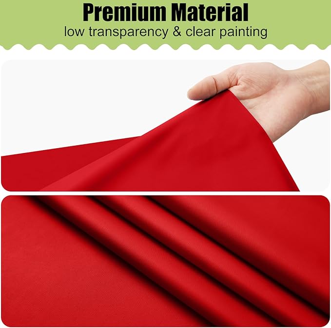 Smiry Disposable Table Cloth - 15 Pack, 54 x 108 Inch Waterproof Rectangle Tablecloths for Parties, Decorative Plastic Table Cover, Leakproof & Sturdy, Red