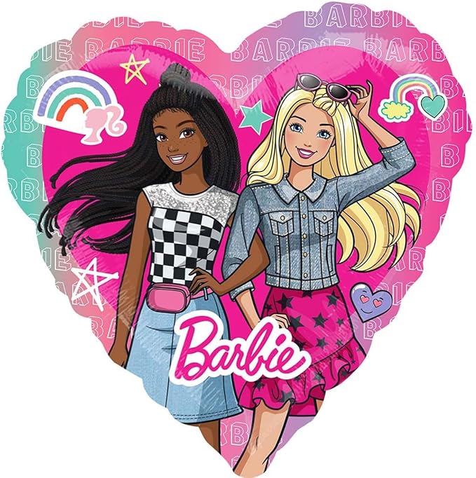 Barbie's Birthday Party Supplies Dream Together Foil Balloon Bouquet Decorations