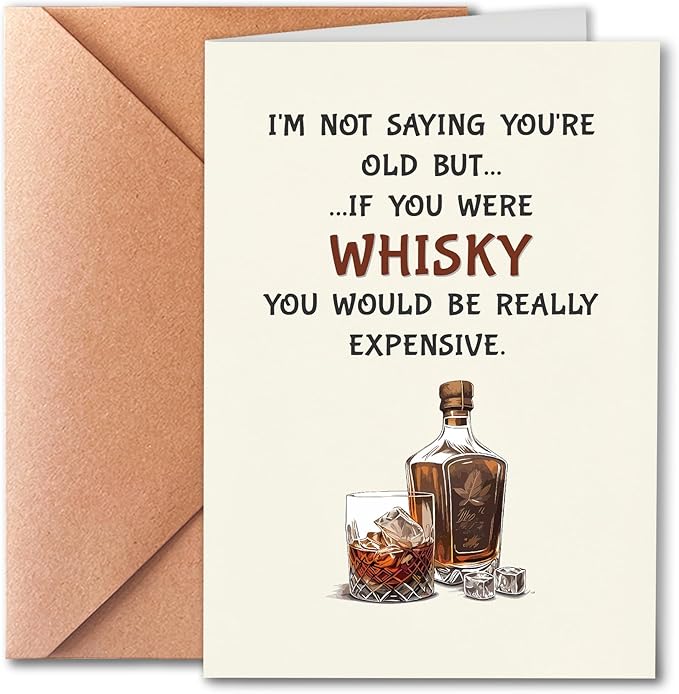 Funny Birthday Card for Men | Women, Funny 70th Birthday Cards for Women, Brother Birthday Card from Sister, Adult Humor Cards